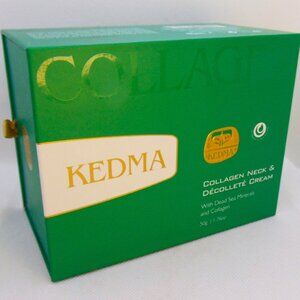KEDMA COLLAGEN Neck & Decollete Cream w/ Dead Sea Minerals 1.7oz/50g NIB